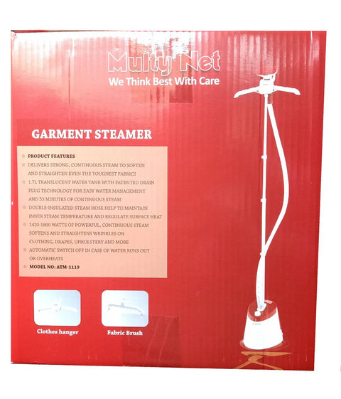 MULTYNET ATM-1119 Garment Steamer 1.7 Litre 1800 watts